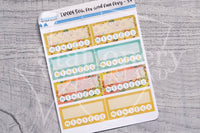 Sea, fox and fun Foxy weekly tracker functional planner stickers
