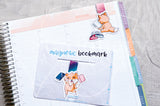 Foxy's library magnetic bookmark, books Foxy bookmark