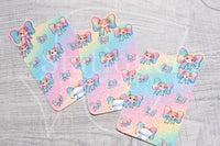Bow Foxy washi cards set - Washi sampler cards