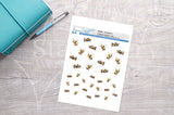 Bumblebee Printable Decorative Stickers