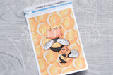 Bee Foxy full page cover up stickers - Hobonichi weeks, cousin, A5 and A6
