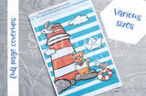 Sailor Foxy full page cover up stickers - Hobonichi weeks, cousin, A5 and A6