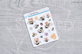 Bee Foxy decorative planner stickers