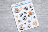 Bee Foxy decorative planner stickers