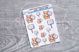 Foxy asks for help decorative planner stickers - Foxy's Sassy End of the Year