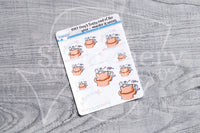 Planning because murder is wrong Foxy decorative planner stickers - Foxy's Sassy End of the Year