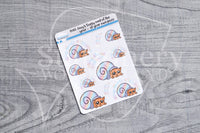 At your own pace Kitty decorative planner stickers - Foxy's Sassy End of the Year
