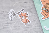 Foxy's dandelion die cuts - Dandelion Foxy embellishments