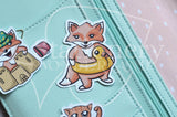 Sea, fox and fun Foxy die cuts - Sea Foxy embellishments