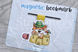 Sea, fox and fun Foxy magnetic bookmark, sea Foxy bookmark