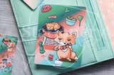 Foxy's BBQ hand-drawn journaling cards for memory planners 3x4"
