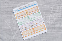 Bee Foxy weekly tracker functional planner stickers
