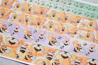 Bee Foxy washi strips stickers