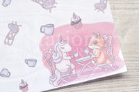 Unicorn tea time Foxy vellum dashboards