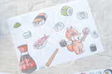 Foxy's kawaii sushi vellum dashboards