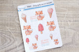 Salty Foxy, Foxy gets an ice cream decorative planner stickers
