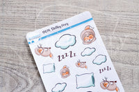 Slothy Foxy decorative planner stickers