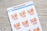 Foxy's nail file decorative planner stickers