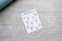 Dreamy Foxy decorative planner stickers