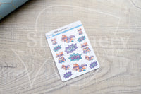 Super Foxy decorative planner stickers