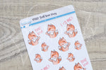 Self love Foxy decorative planner stickers