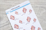 Foxy's kite decorative planner stickers