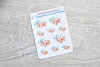 Don't mess with Foxy decorative planner stickers