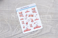 Bloody Foxy decorative planner stickers