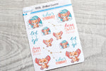 Zodiac Foxy Cancer decorative planner stickers