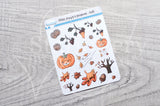 Foxy 4 seasons, Fall decorative planner stickers