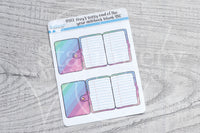 Foxy's Sassy end of the Year blank notebook decorative planner stickers