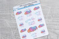Foxy Facing life like a real adult decorative planner stickers - Foxy's Sassy End of the Year