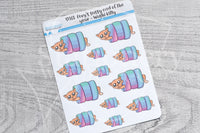 Kitty washi decorative planner stickers - Foxy's Sassy End of the Year