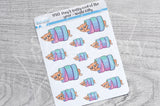 Kitty washi decorative planner stickers - Foxy's Sassy End of the Year