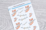 Foxy's flying fuck decorative planner stickers