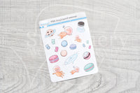 Foxy's sweet universe decorative planner stickers