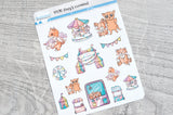Foxy's carnival decorative planner stickers