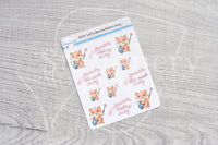Let's abracadabra Foxy decorative planner stickers