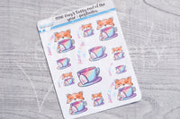 Positivitea Foxy decorative planner stickers - Foxy's Sassy End of the Year