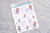 Seat of my pants Kitty decorative planner stickers - Foxy's Sassy End of the Year