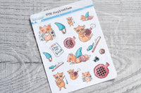 Foxy's evil twin decorative planner stickers