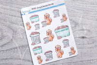 Foxy's brain dump decorative planner stickers