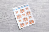 Foxy & Kitty's love hate decorative planner stickers