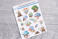 Foxy's enchanted forest decorative planner stickers