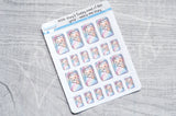 New me Foxy decorative planner stickers - Foxy's Sassy End of the Year