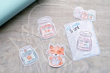 Candle addict Foxy die cuts - Foxy candles embellishments