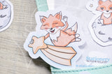 Foxy makes a wish die cuts - Stars Foxy embellishments