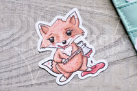 Bloody Foxy die cuts - Horror Foxy embellishments