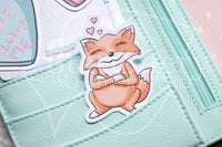 Love me Foxy die cuts - Self love Foxy embellishments