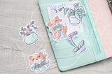 Foxy's plant babies die cuts - Plant lovers Foxy embellishments